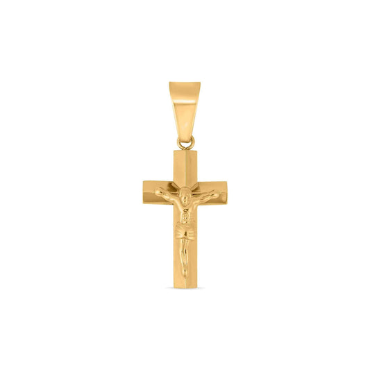 18K Gold Cross Pendant