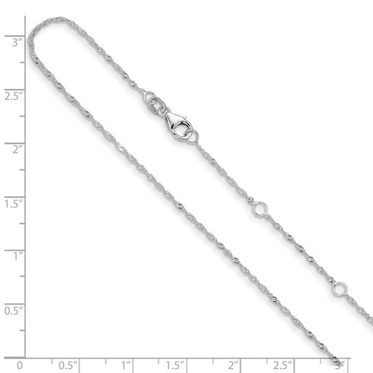 16-18-20 .925 Sterling Chain