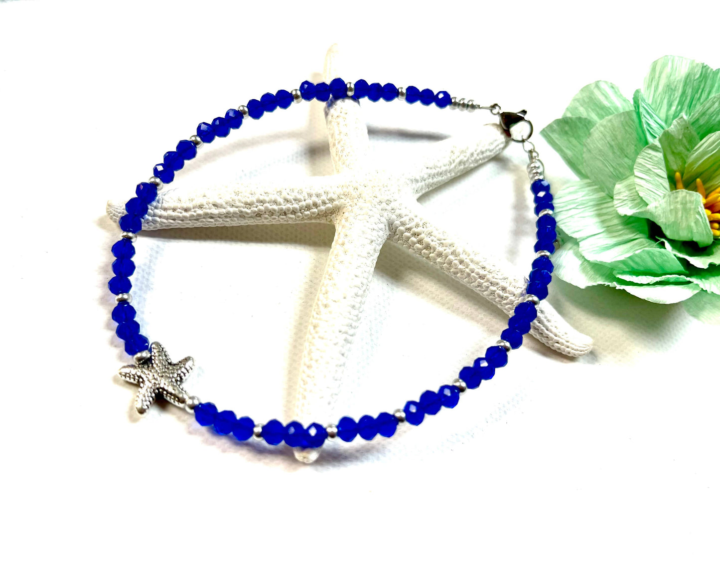 Crystal Starfish Anklet Assortment