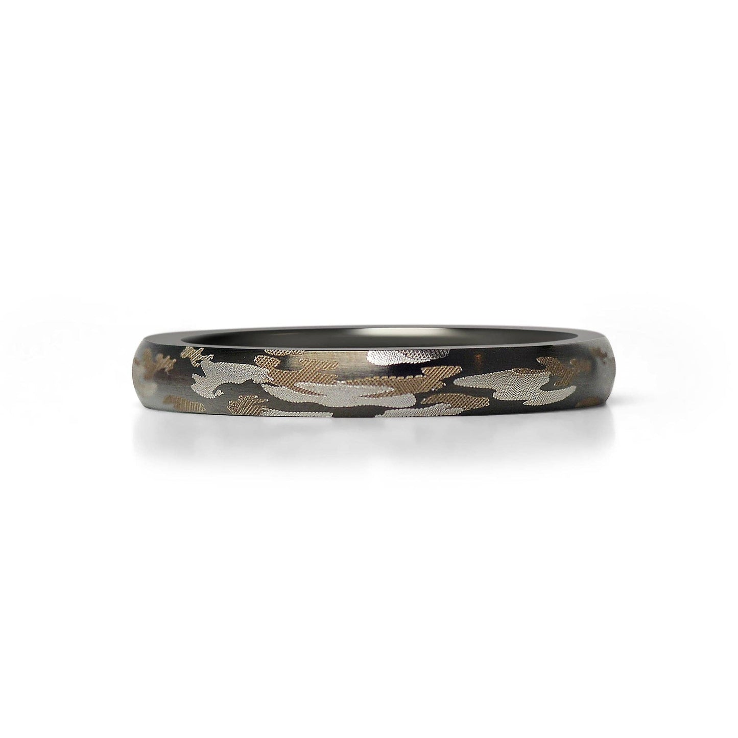 Camouflage Stainless Steel Ring