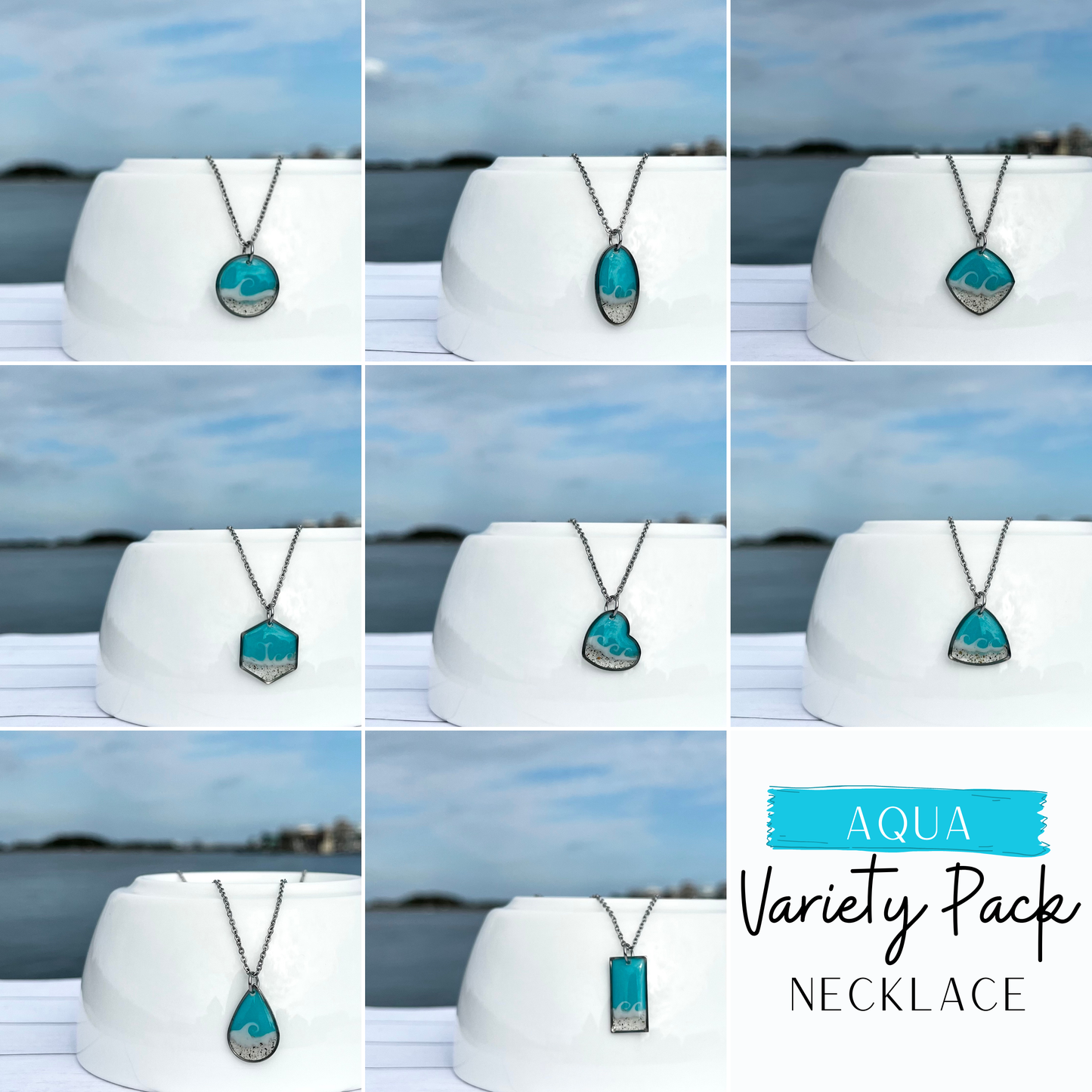 Custom Necklace Variety Pack | Beach Sand