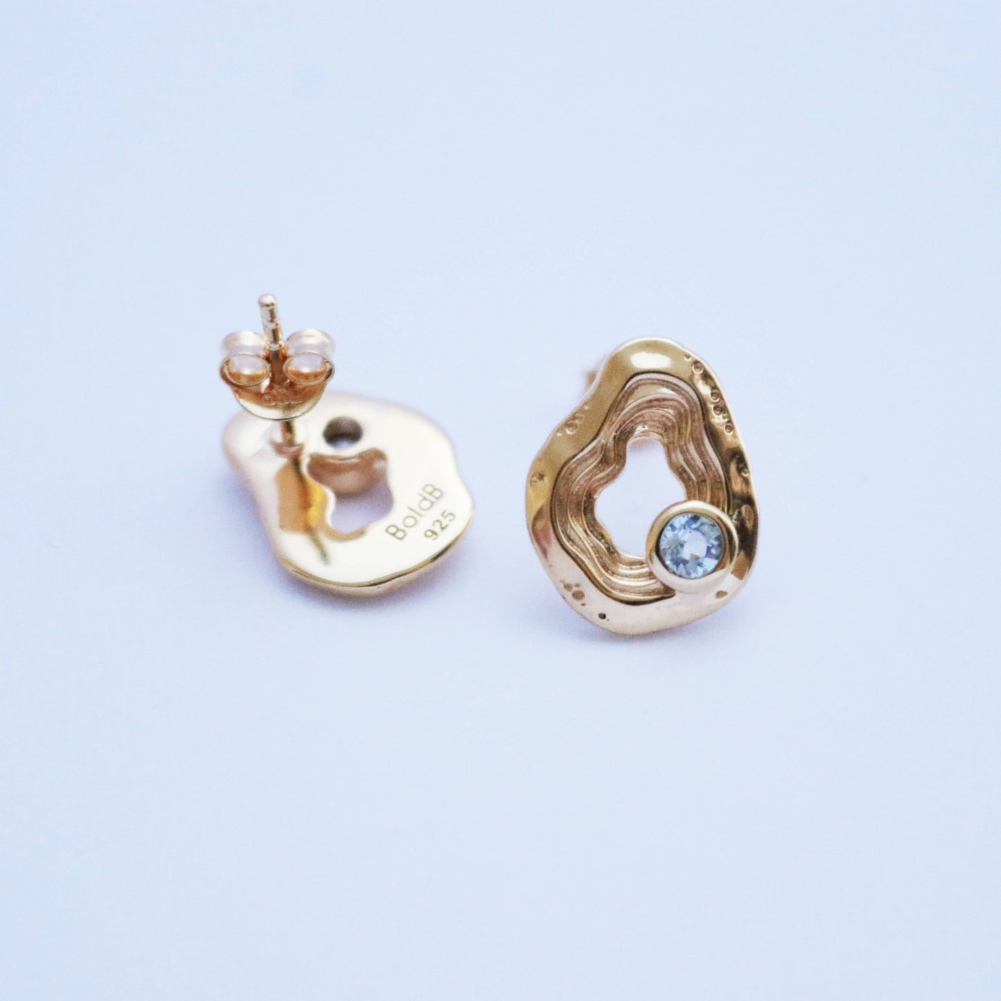 Oasis Ear Studs - Gold