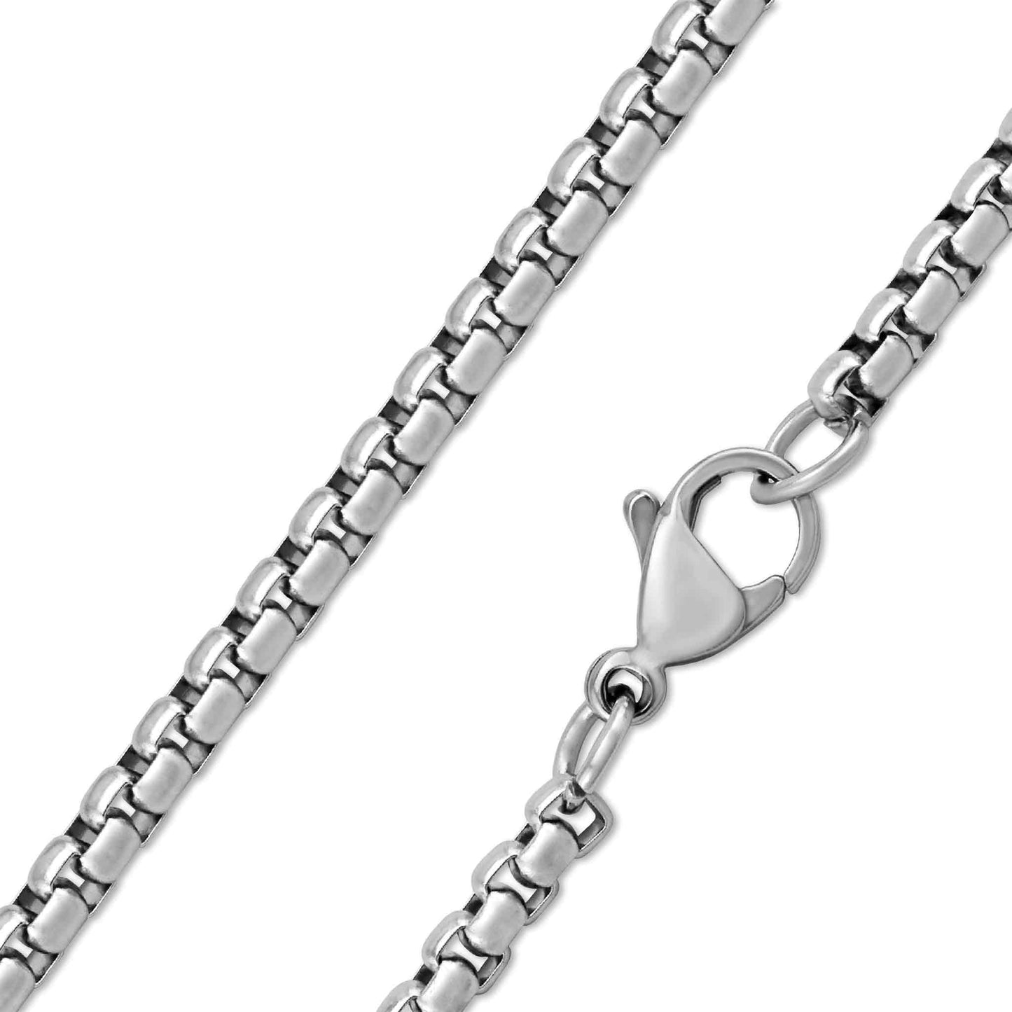 Stainless Steel Rounded Box Chain