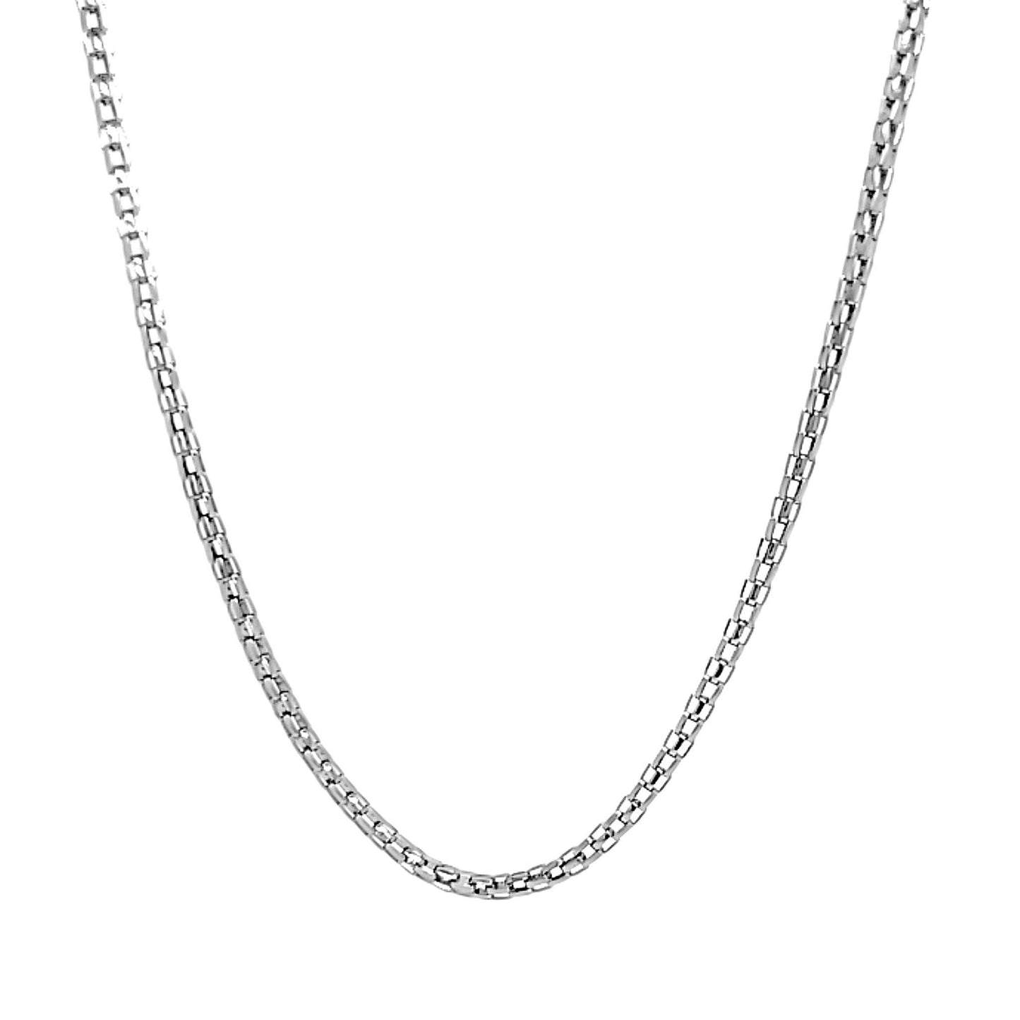 Stainless Steel Round Snake Chain Necklace