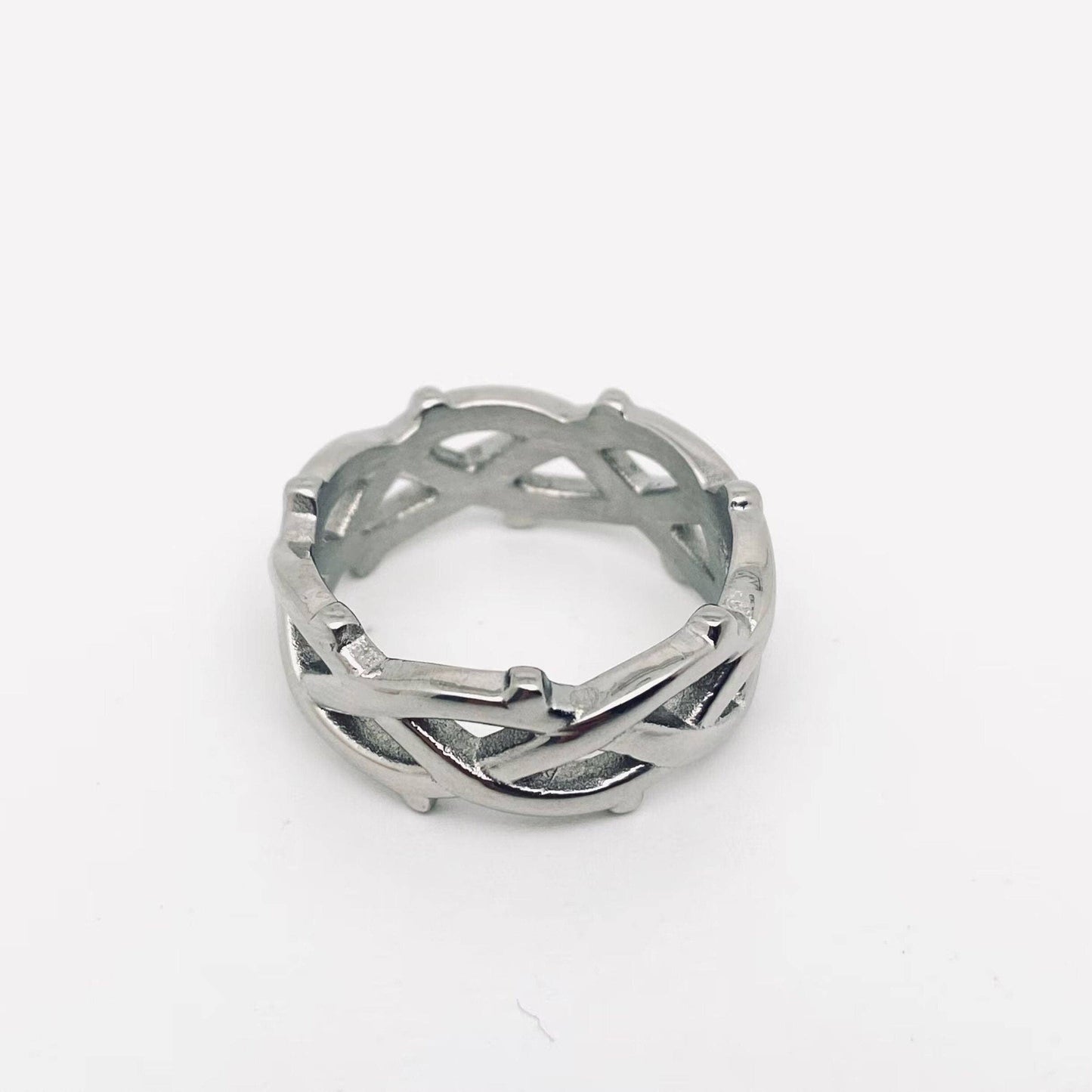 Titanium Thorn-shaped Ring