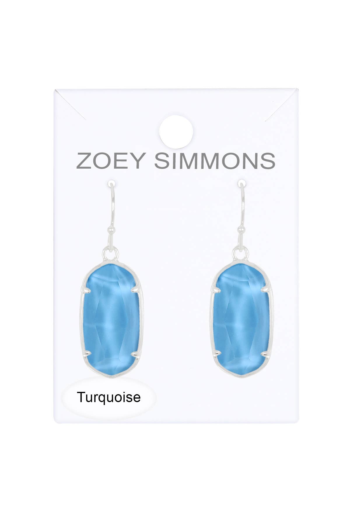 Turquoise Quartz Casey Drop Earrings - SF