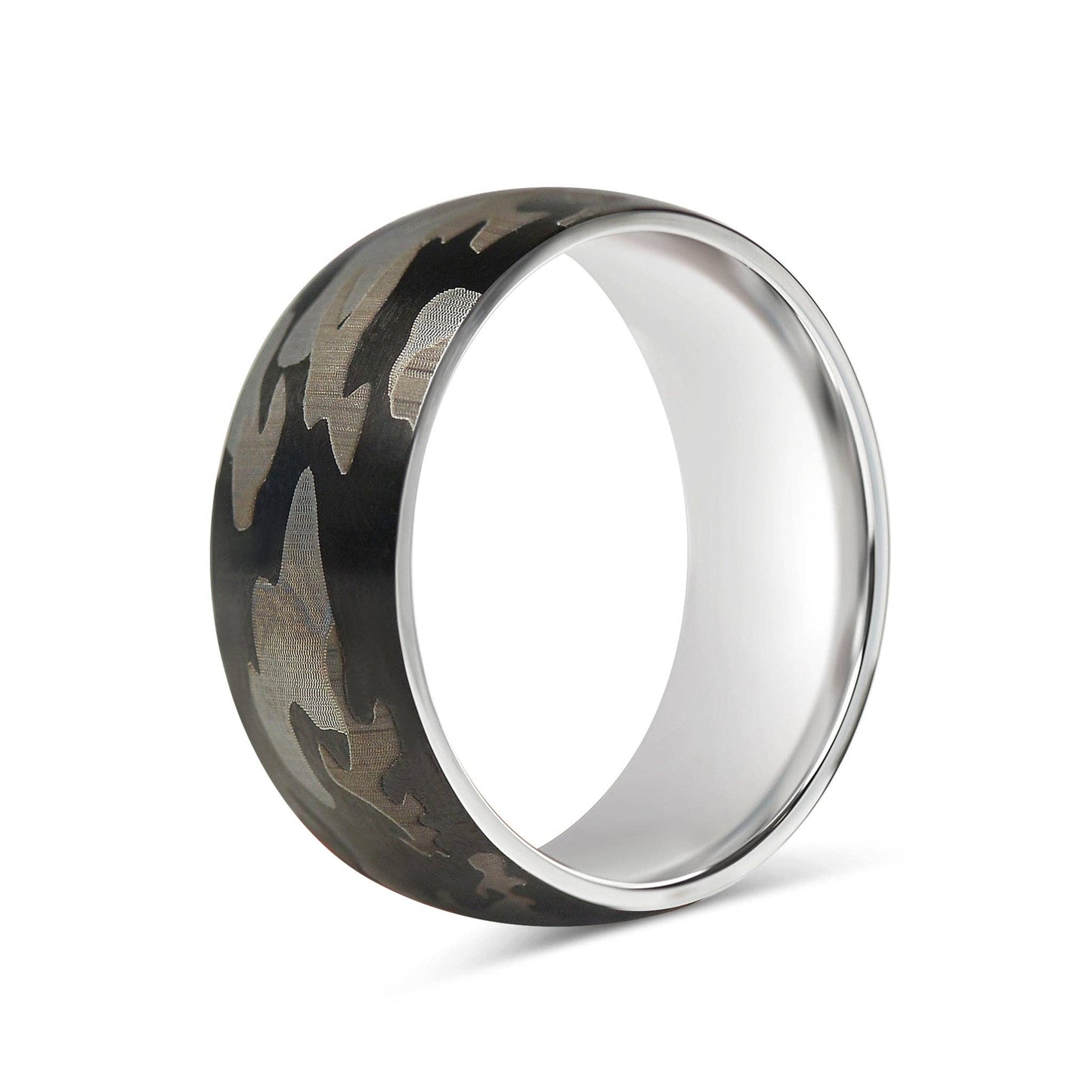 Camouflage Stainless Steel Ring