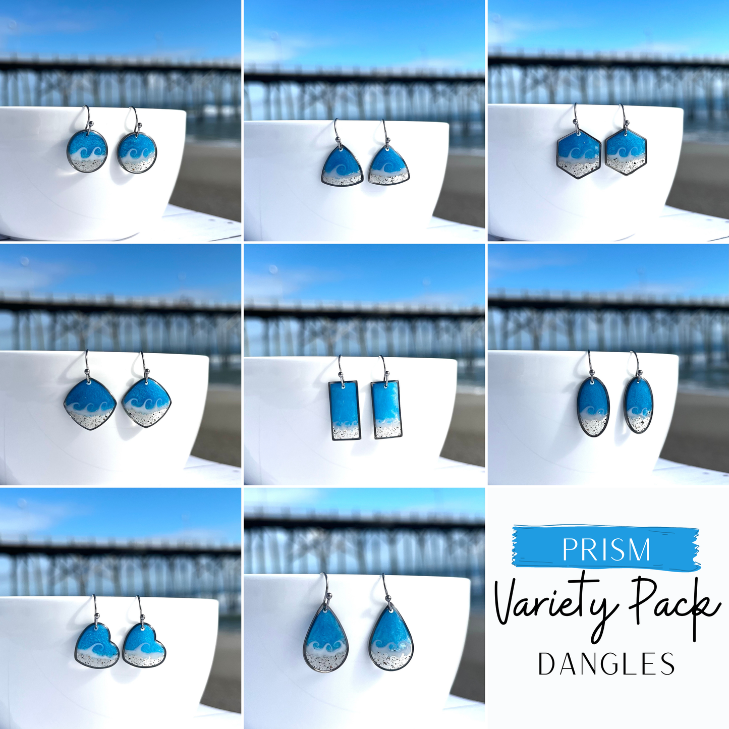 Custom Sand Dangle Variety Pack | Beach Sand