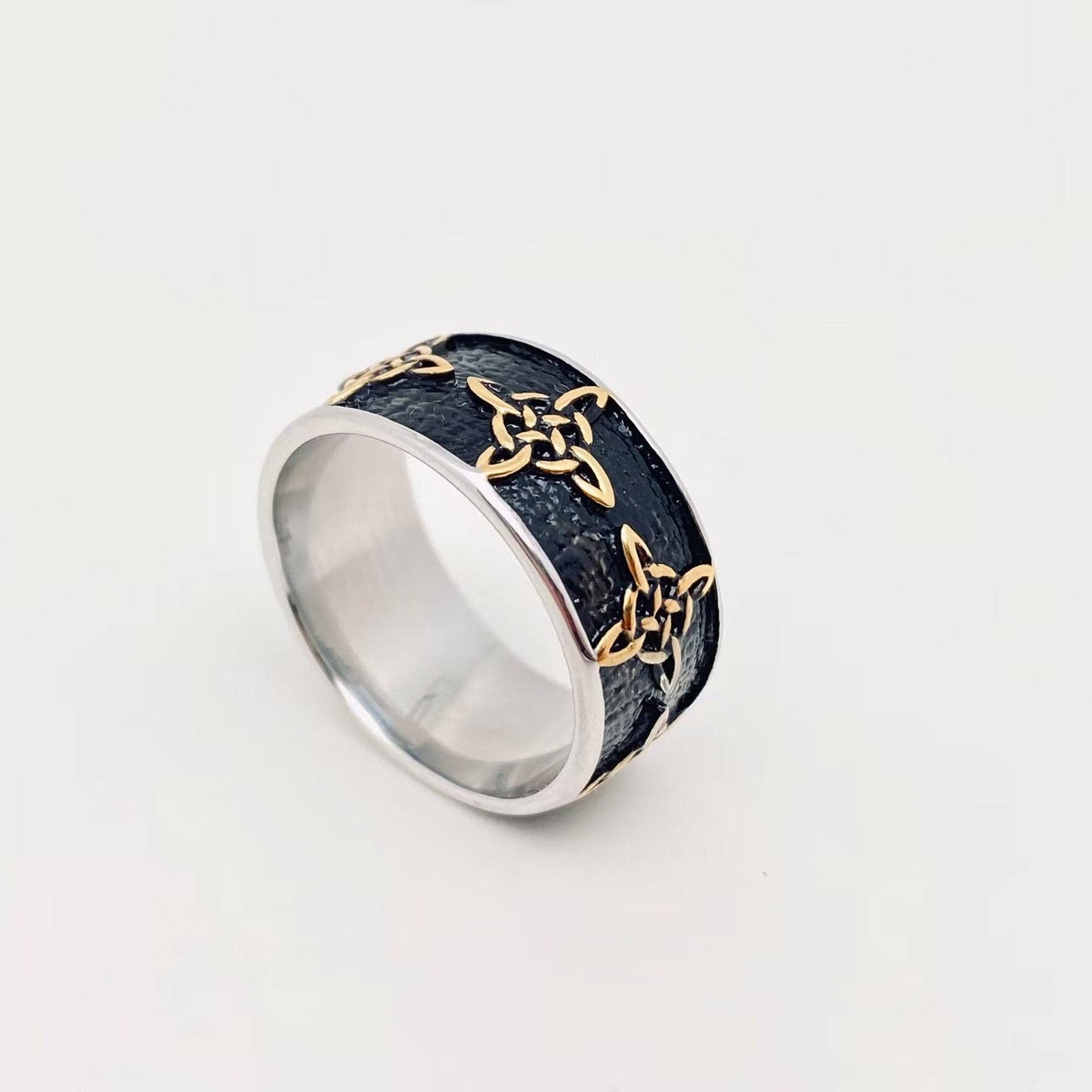 Vintage Celtic Knot Stainless Steel Ring - MJ/MR