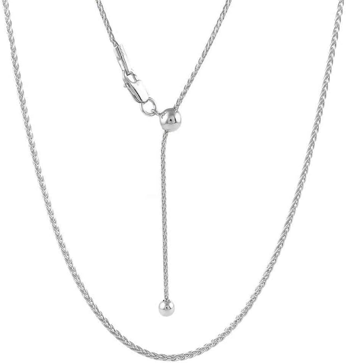 .925 sterling chain 24 inch adjustable