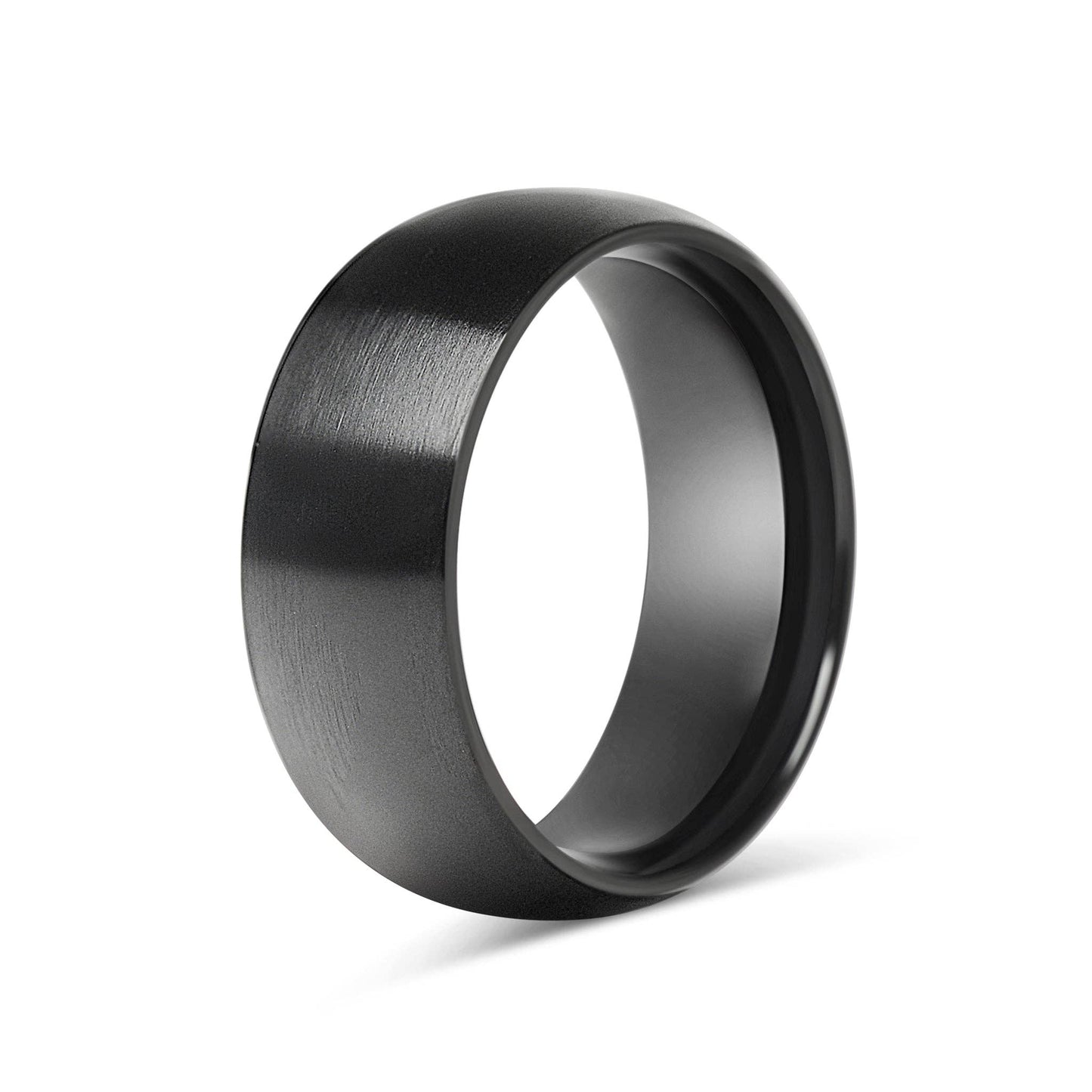 Black Matte Stainless Steel Ring