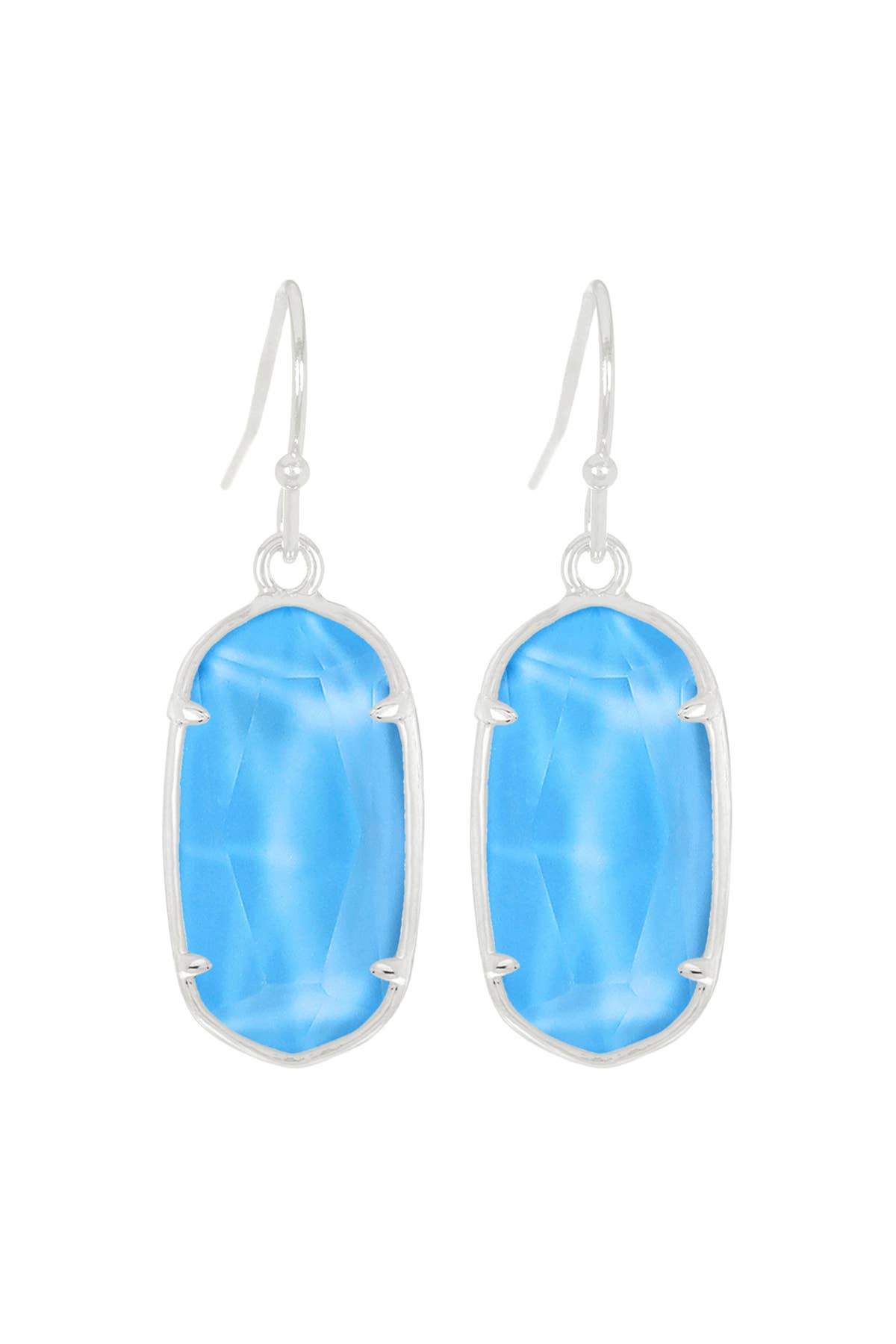 Turquoise Quartz Casey Drop Earrings - SF