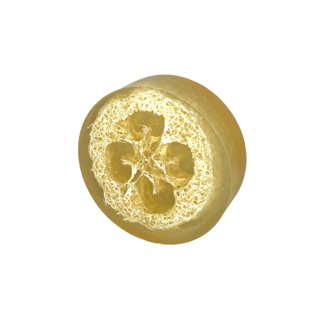 Shimmering Sands Olive Oil Loofah Soap-Biodegradable Package