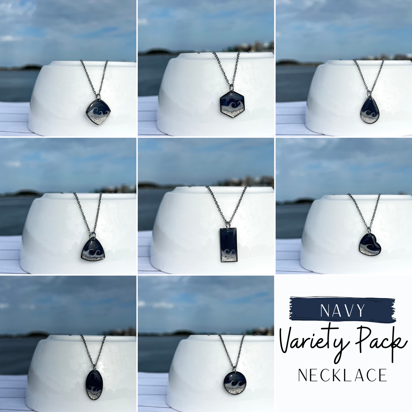 Custom Necklace Variety Pack | Beach Sand