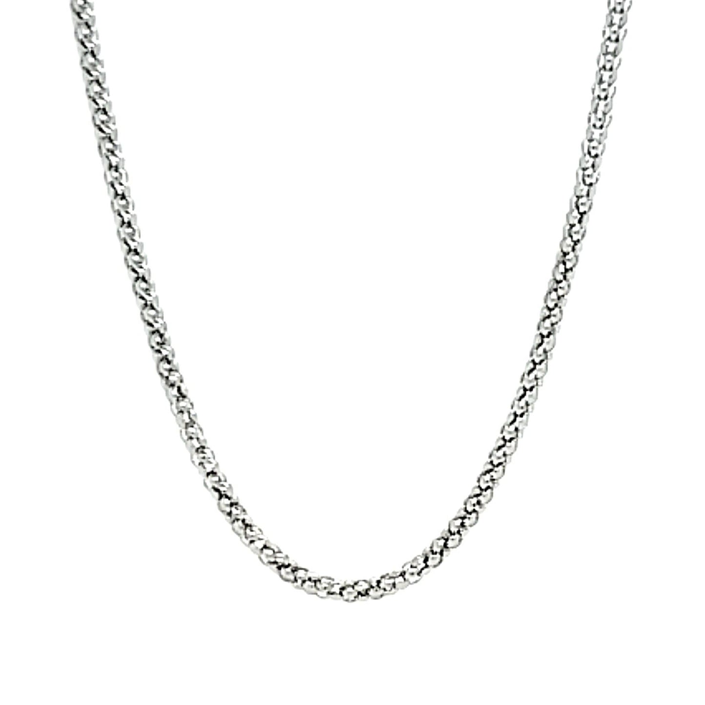 Stainless Steel Popcorn Chain Necklace