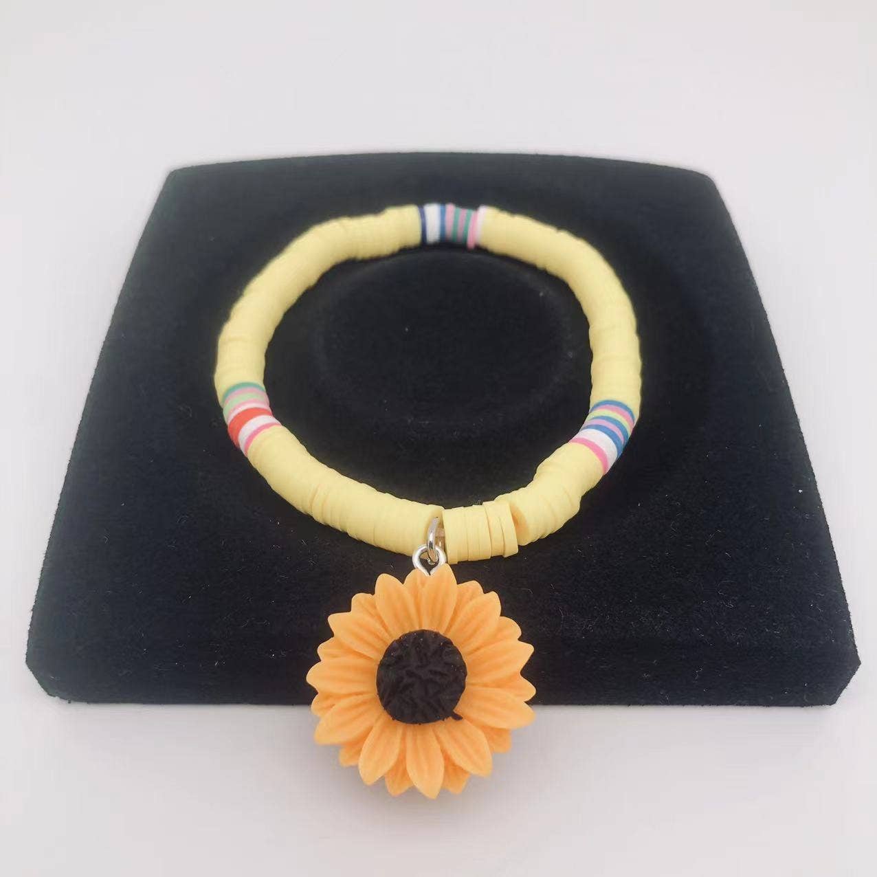 Women Chrysanthemum Beach Multicolour Elastic Bracelet