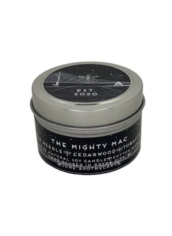 The Mighty Mac 4oz Travel Candle- Michigan