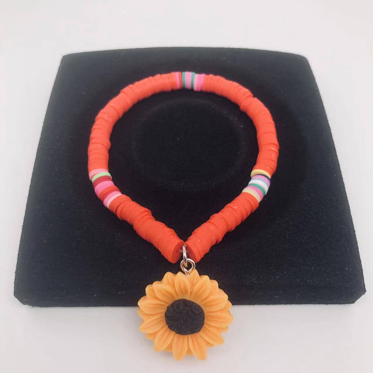 Women Chrysanthemum Beach Multicolour Elastic Bracelet