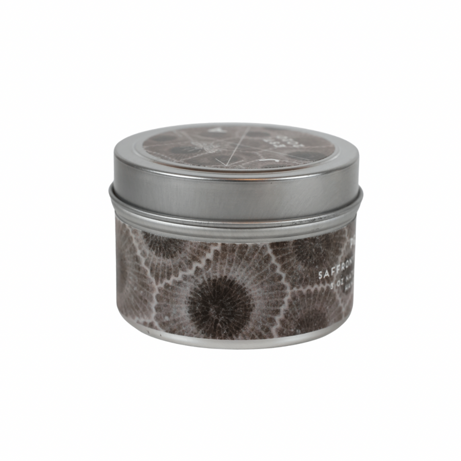 Petoskey Stones 4oz Travel Candle- Michigan