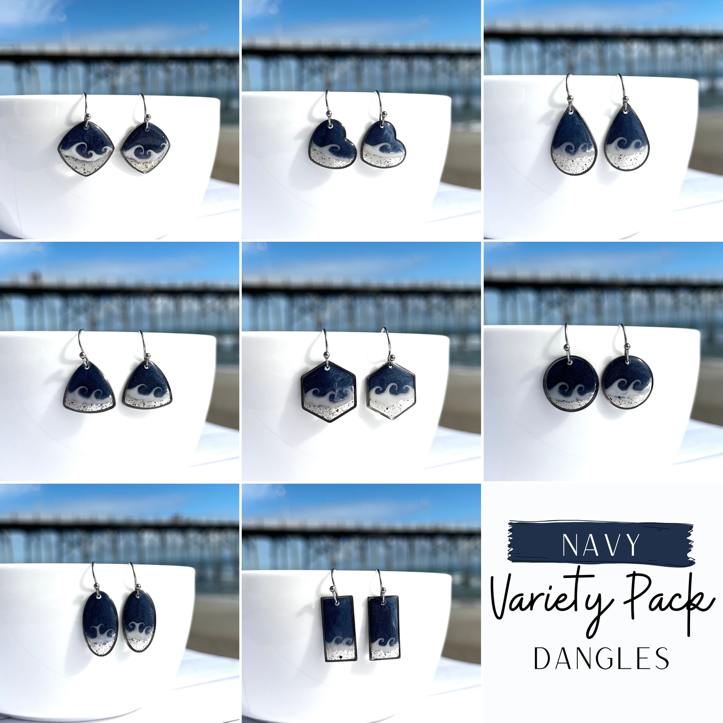 Custom Sand Dangle Variety Pack | Beach Sand