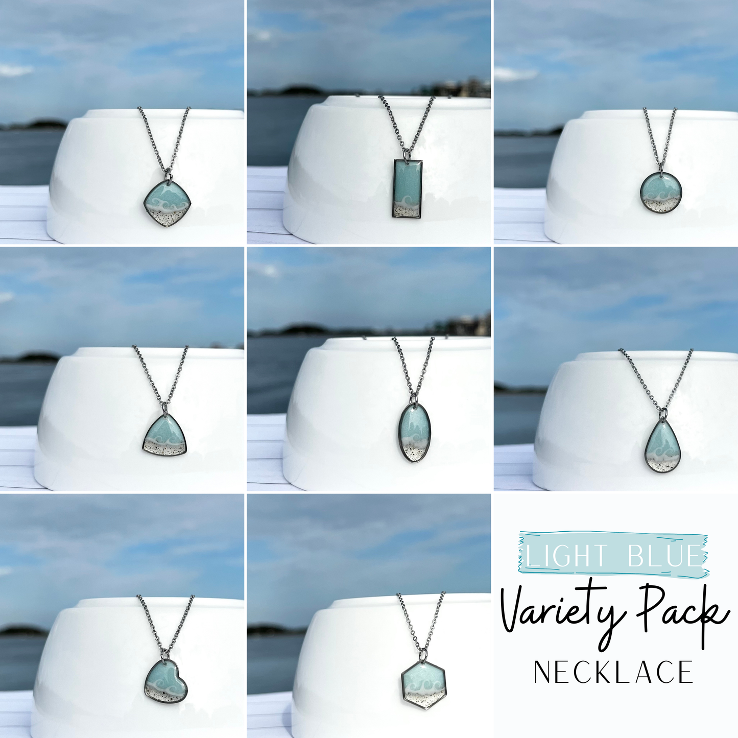 Custom Necklace Variety Pack | Beach Sand