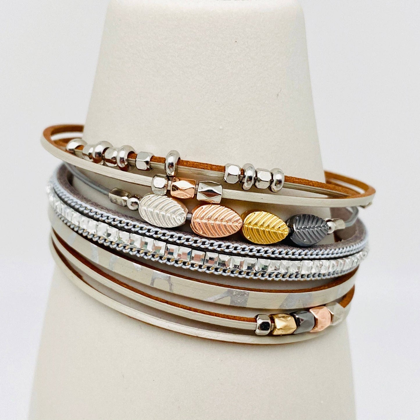 Bohemian Style Leather Multi-Layer Bracelet Bangle