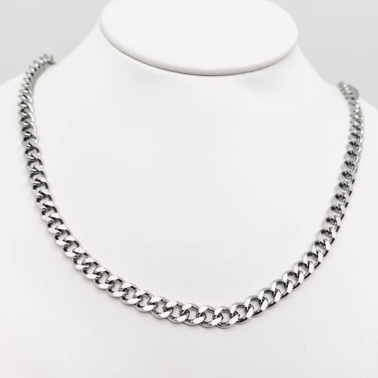 Men's Stainless Steel Woven Chain Necklace