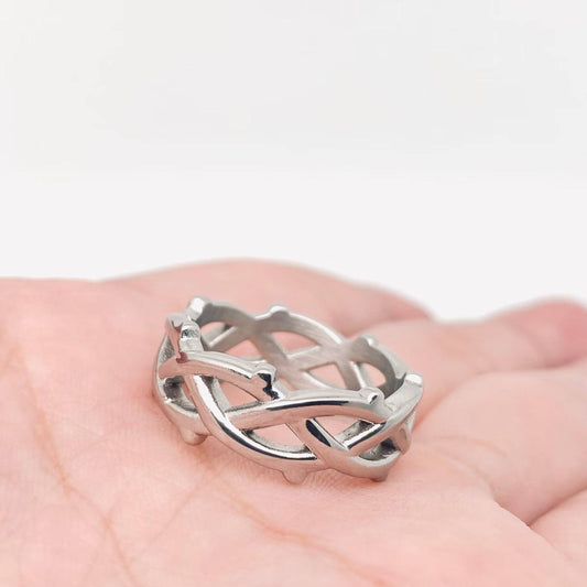 Titanium Thorn-shaped Ring