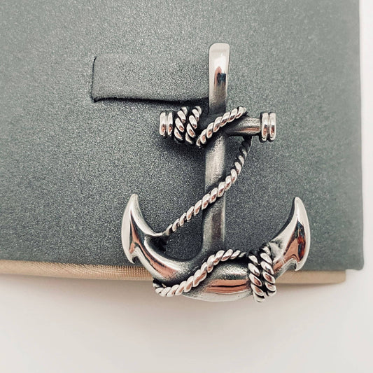 Stainless Steel Anchor Pendant | Men's Jewelry | Gift