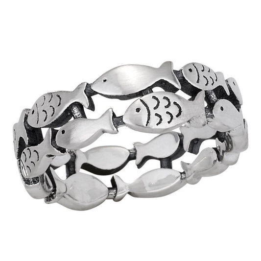 Schooling Sterling Silver Ring