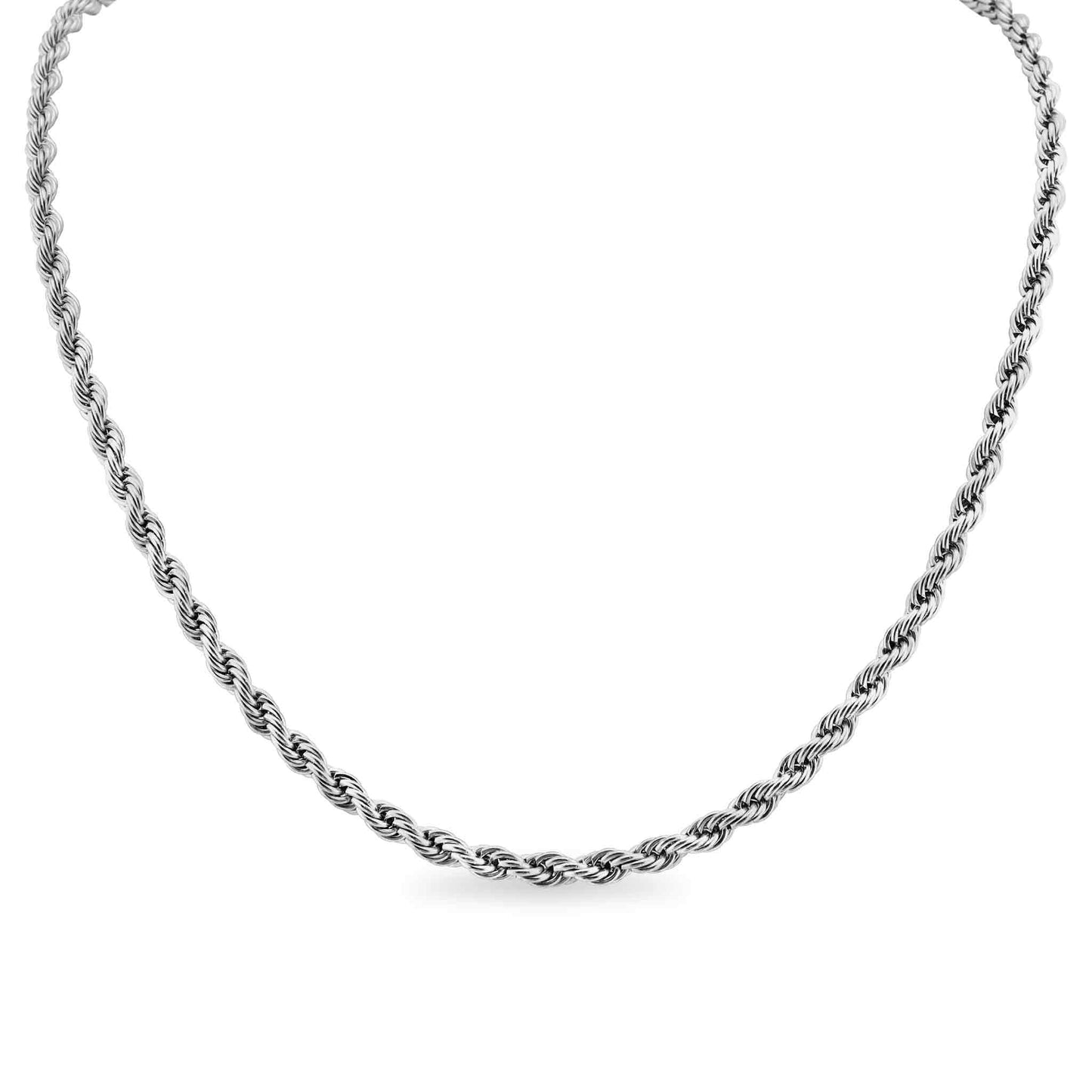 Stainless Steel Rope Chain Necklace